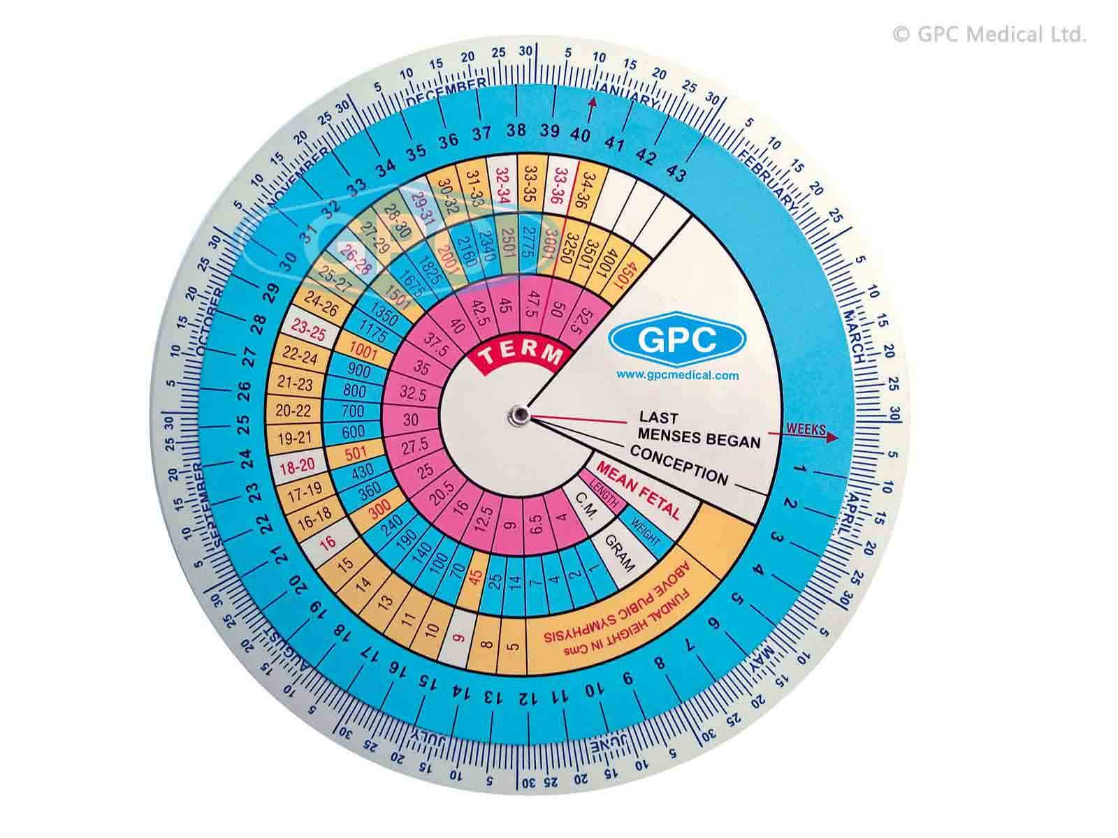 Pregnancy Calculator/Gestational Wheel